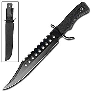 Night Stalkers Marine Force Recon Hunting Outdoor Survivors Bowie Sawback Knife