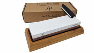 Mizu 1000 6000 Grit Premium Whetstone Knife Sharpening Stone Set