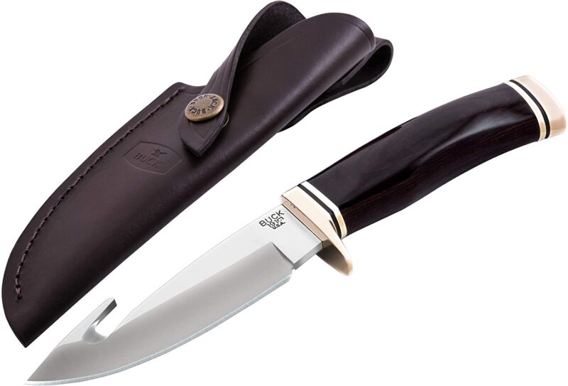 Buck knives review - buck zipper with leather sheath