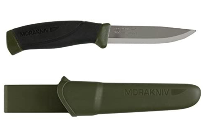 Companion Fixed Blade Outdoor Knife with Sandvik Stainless Steel Blade
