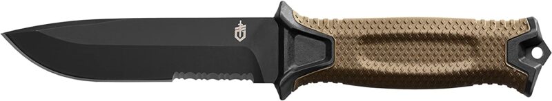 gerber strongarm serrated edge coyote brown